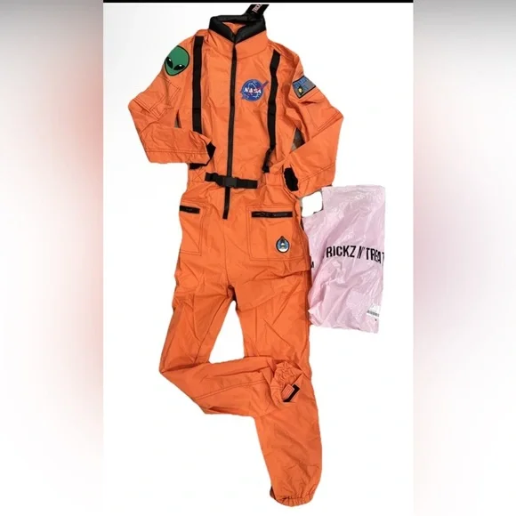 Dolls Kill NASA-TY Flight Suit Costume Sz small Halloween Space Astronaut - Picture 3 of 9